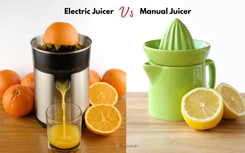 What Is The Difference Between Manual Juicer and Electric Juicer